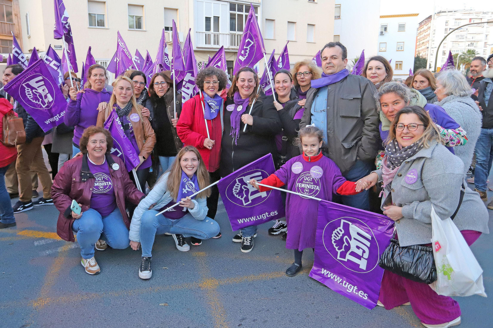 Imágenes de la manifestación del 8 de marzo, Día Internacional de la Mujer