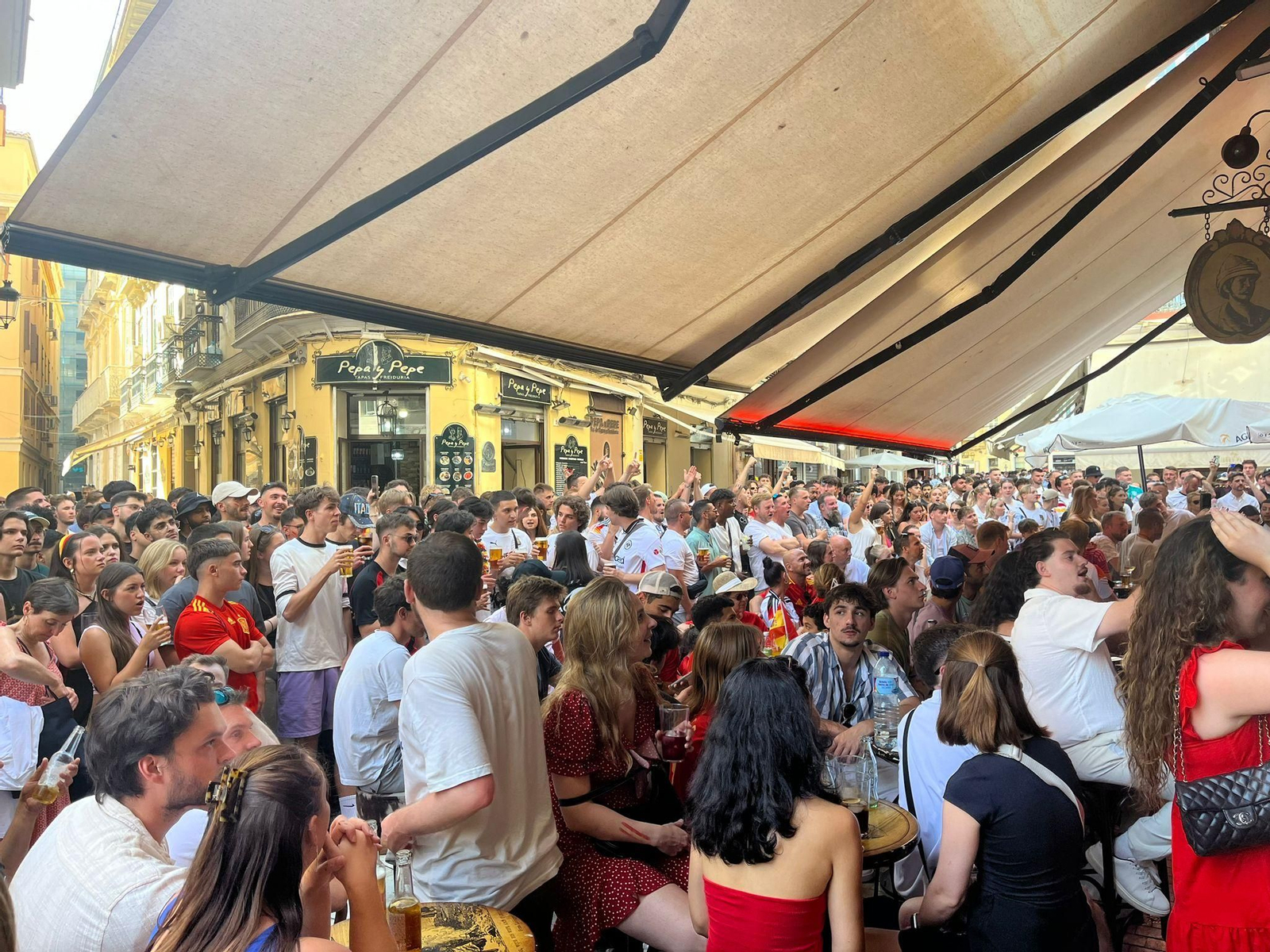 Así vivió Málaga el España - Alemania de la Eurocopa