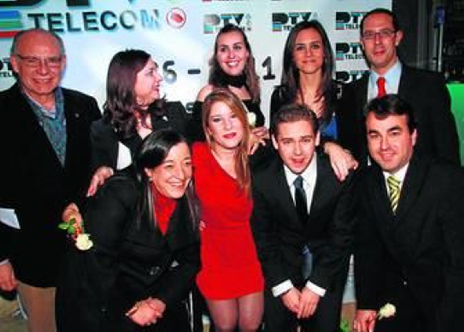 Compañeros de programas y de informativos de PTV Málaga.