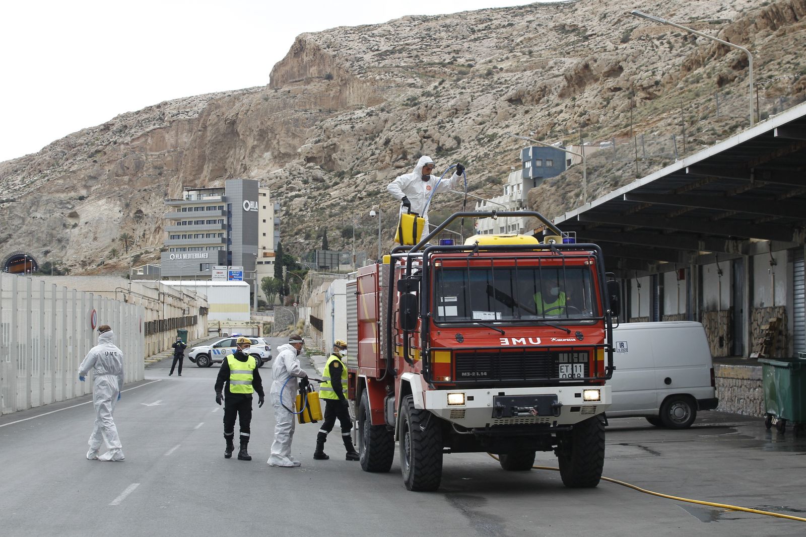 Fotogalería Coronavirus. Actuación UME en Almería.