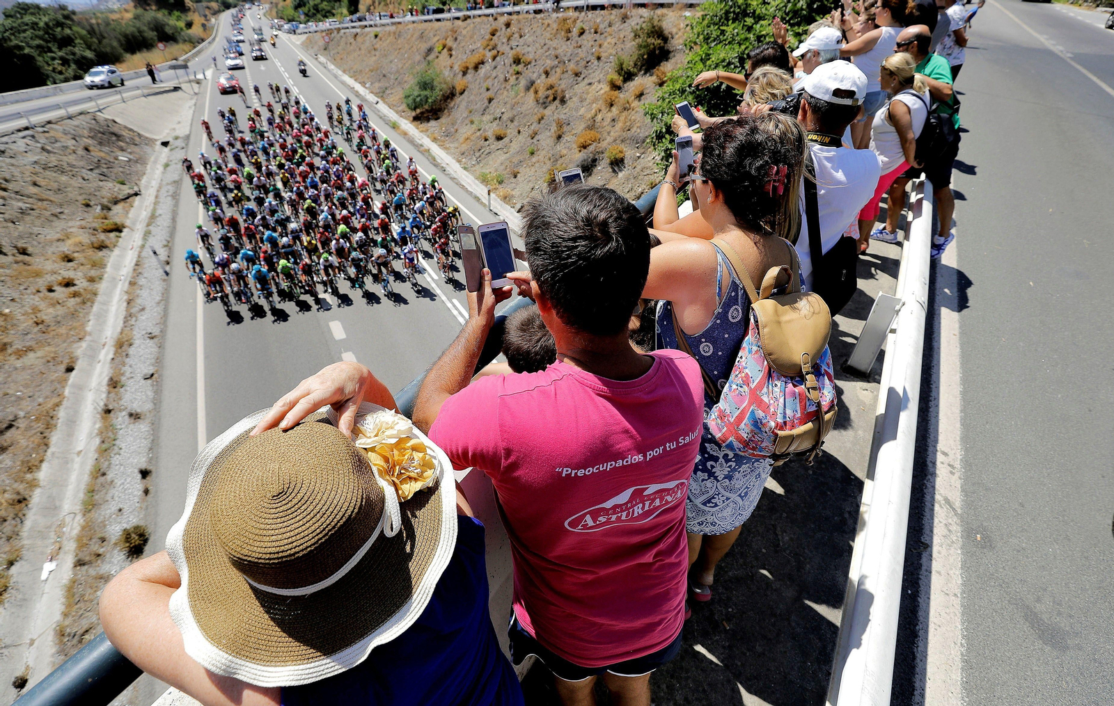 Las imágenes de la segunda etapa de La Vuelta: Marbella-Caminito del Rey