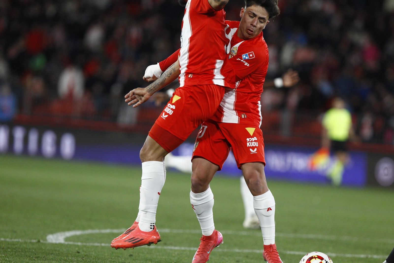 El partido U.D. Almería-C.D. Leganés de Copa del Rey, en imágenes