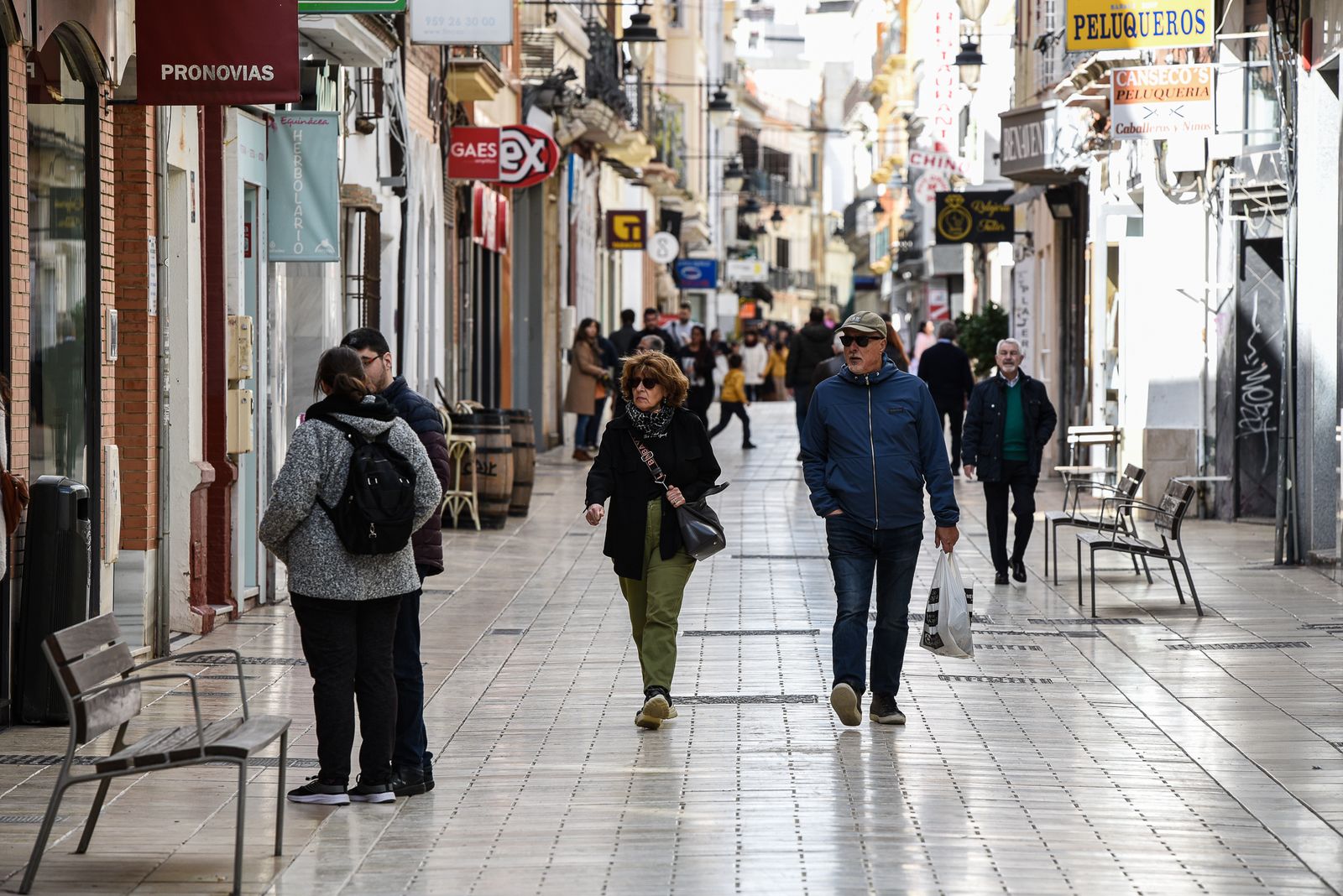 Imágenes de la mañana del sábado 25 de febrero en Huelva