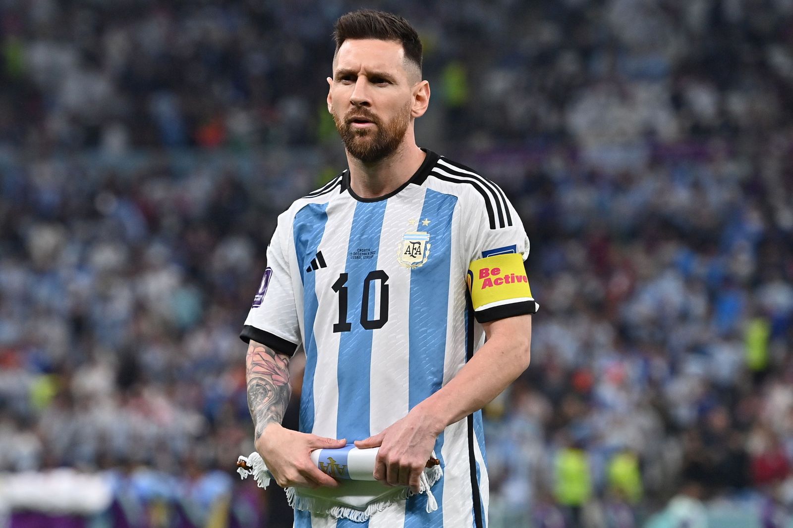 Las fotos de Messi contra Croacia