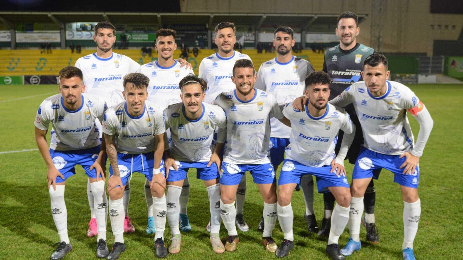 Once inicial del Xerez CD en el San Rafael ante Los Barrios.