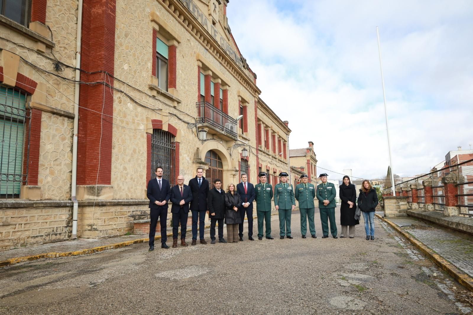 Imagen de archivo de visita a la Academia de la Guardia Civil de Úbeda.
