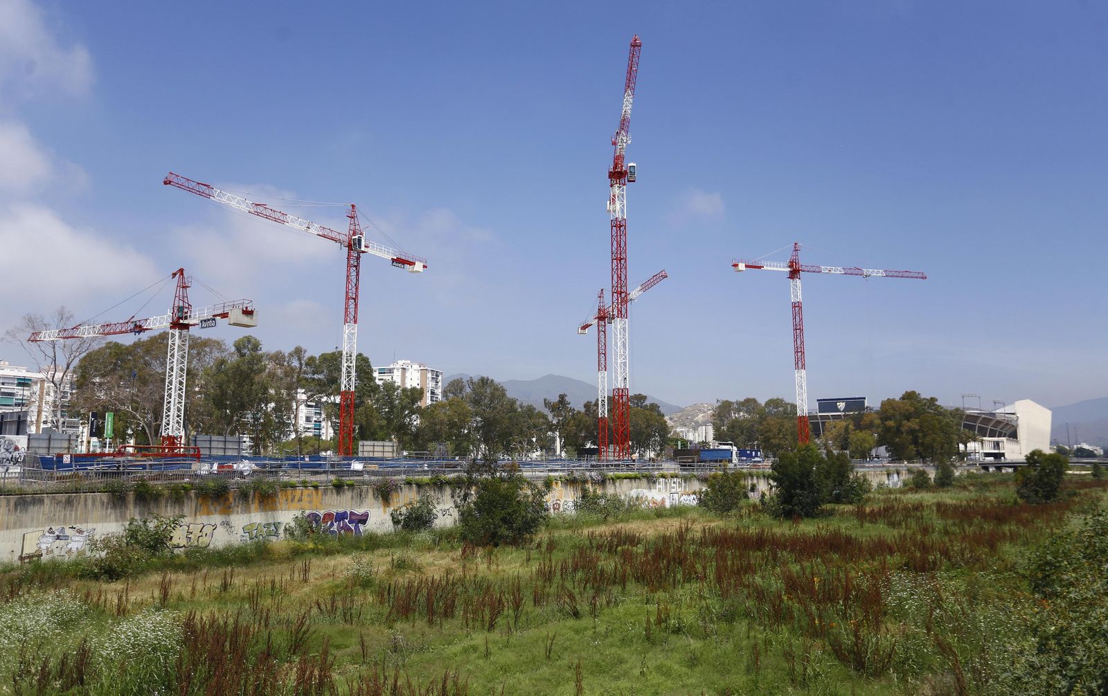 Nuevas torres junto al cauce abandonado del Guadalmedina: un ejemplo de sostenibilidad a la malagueña.