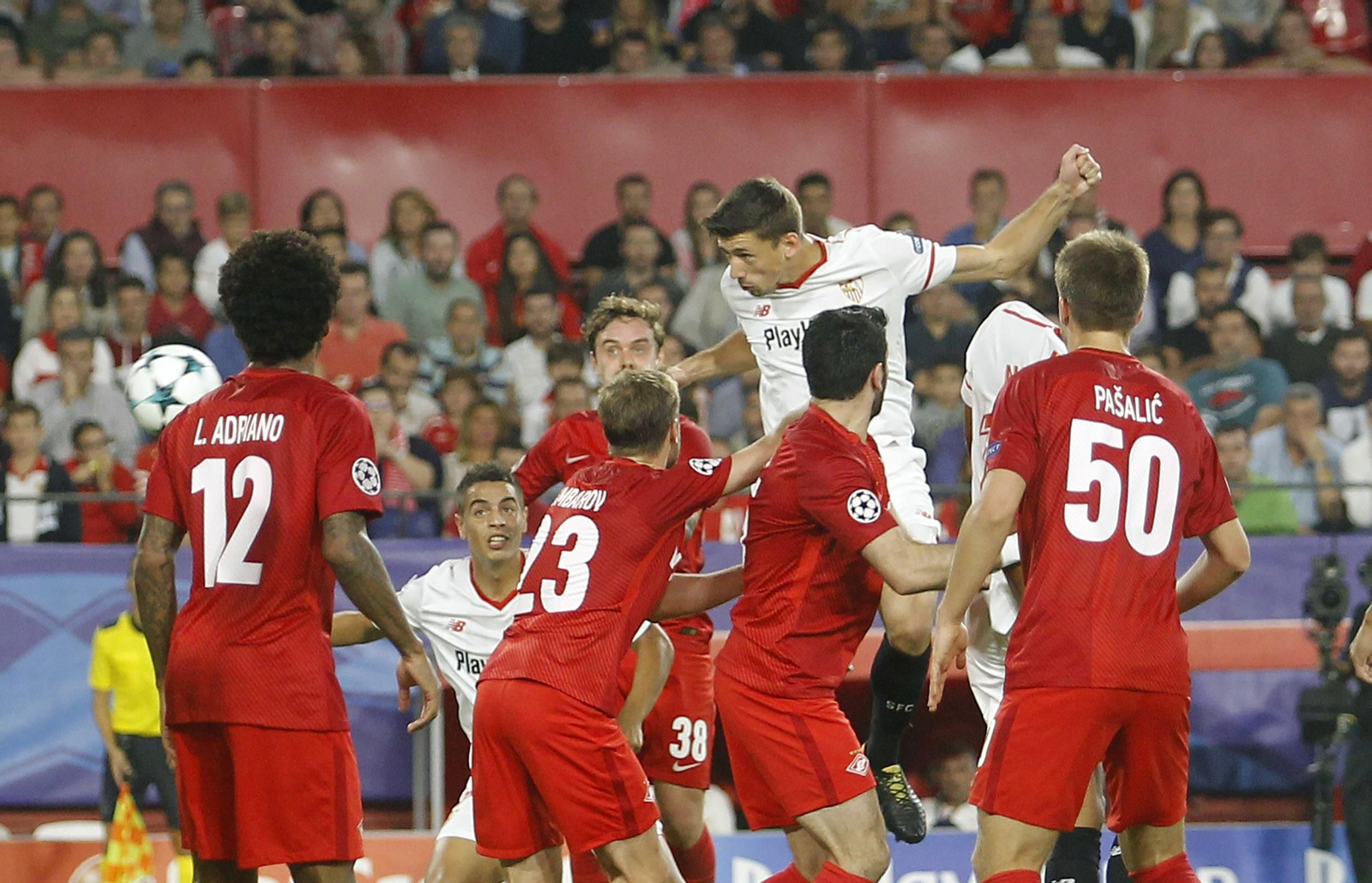 Las imágenes del Sevilla-Spartak
