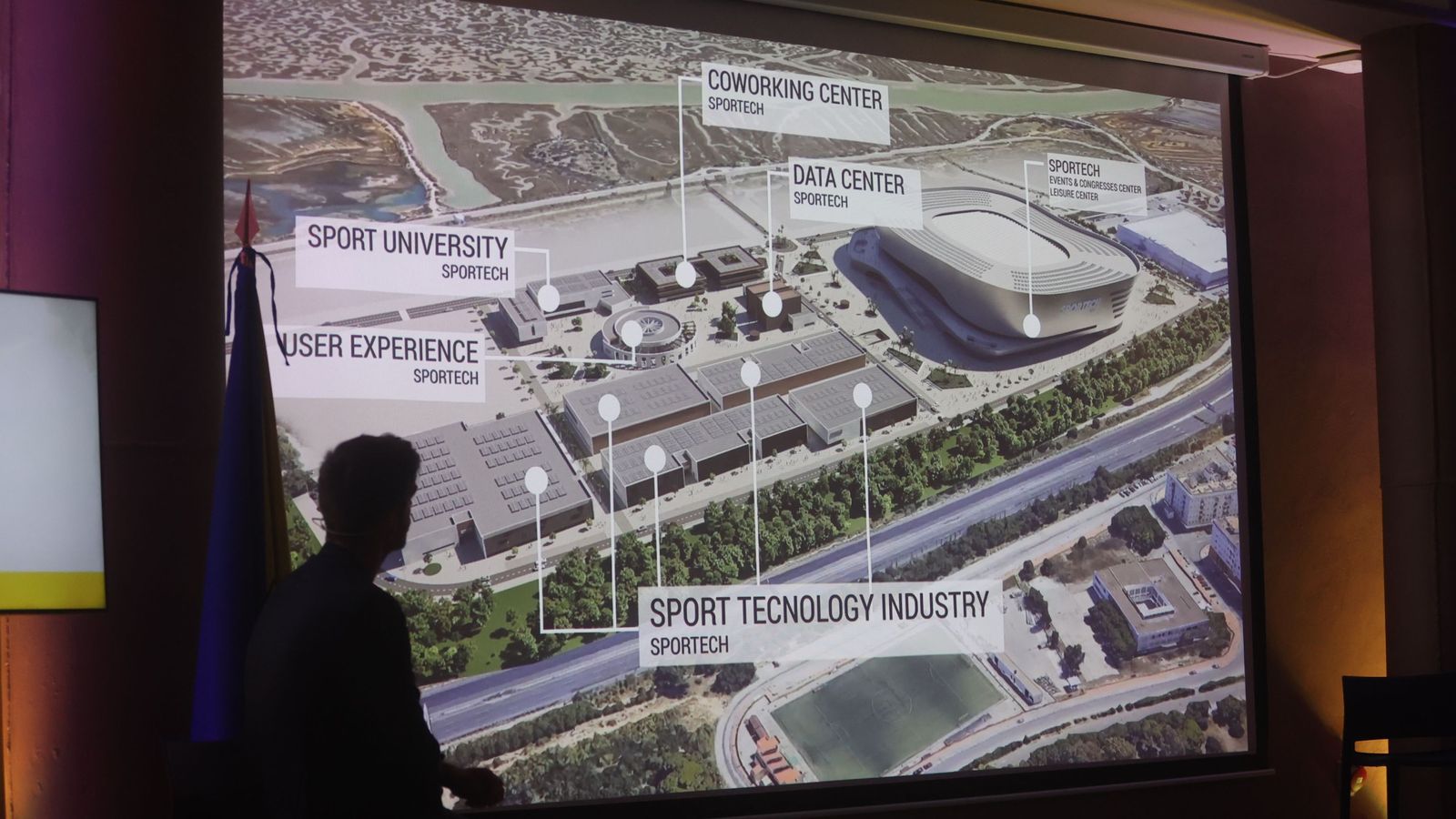 Imagen de archivo de la presentación del proyecto de Cádiz CF