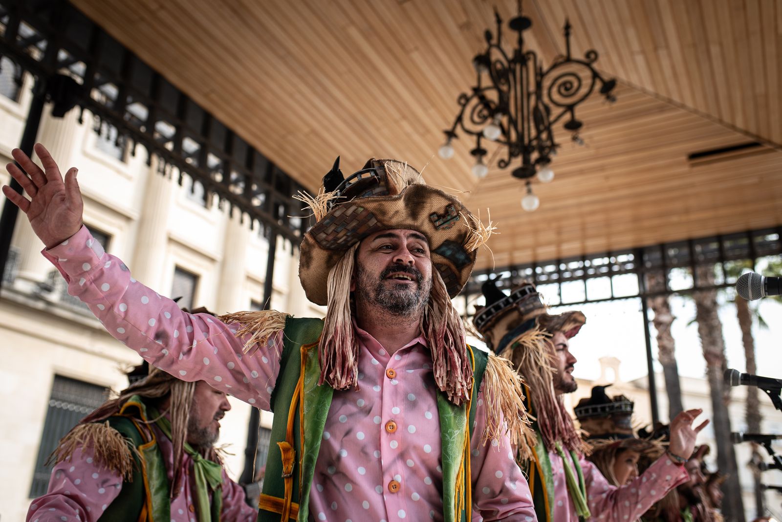 Imágenes de las actuaciones de carnaval en la Plaza de las Monjas