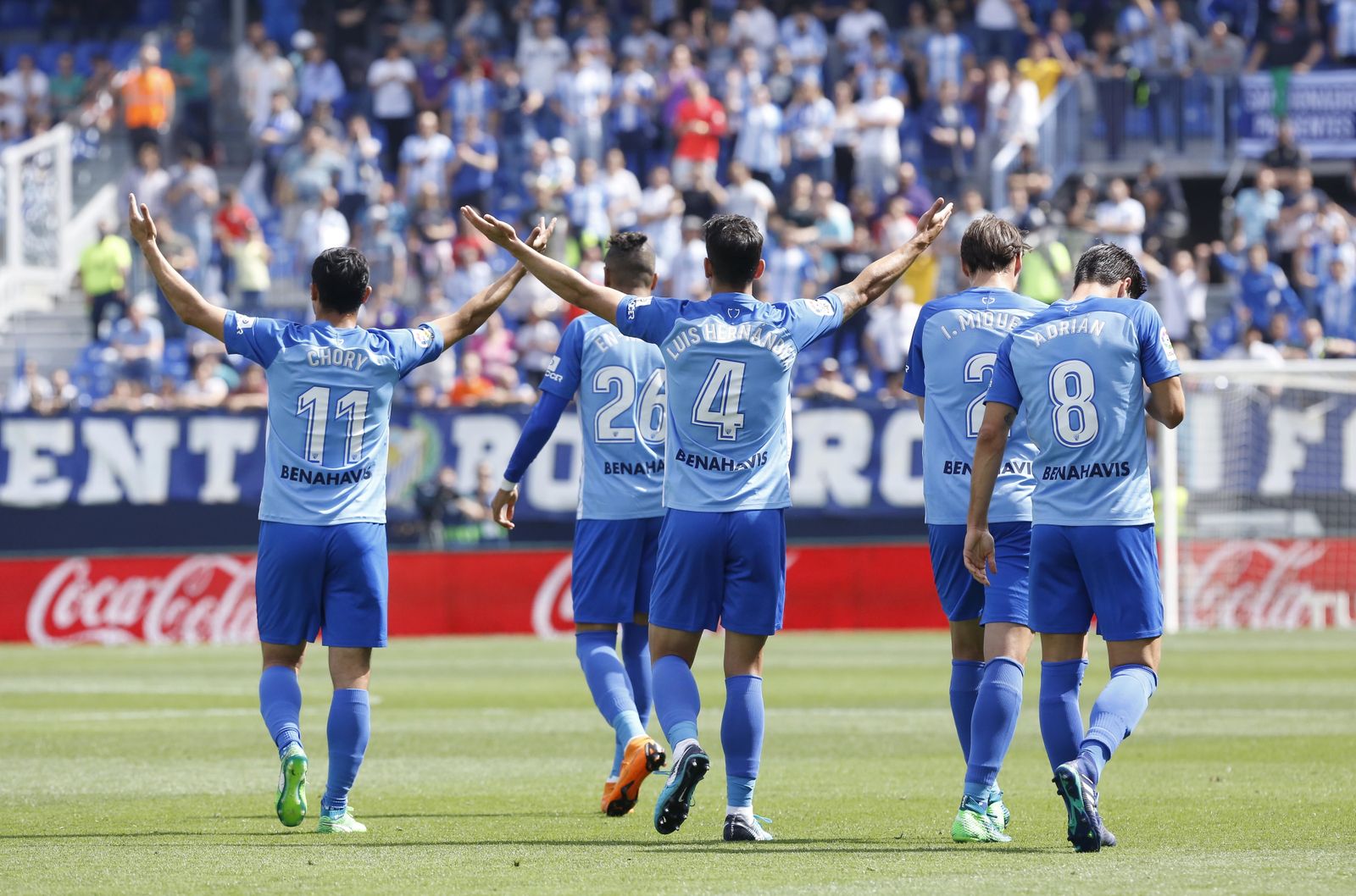 Las imágenes del Málaga-Real Sociedad