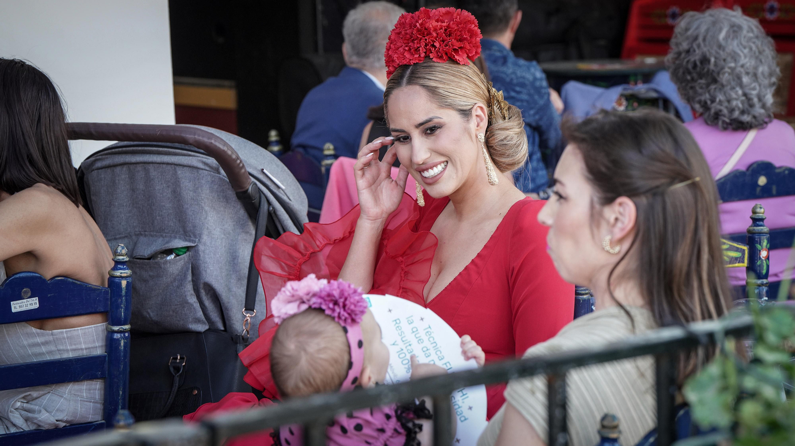 Imágenes del ambiente el lunes en la Feria de Jerez 2024