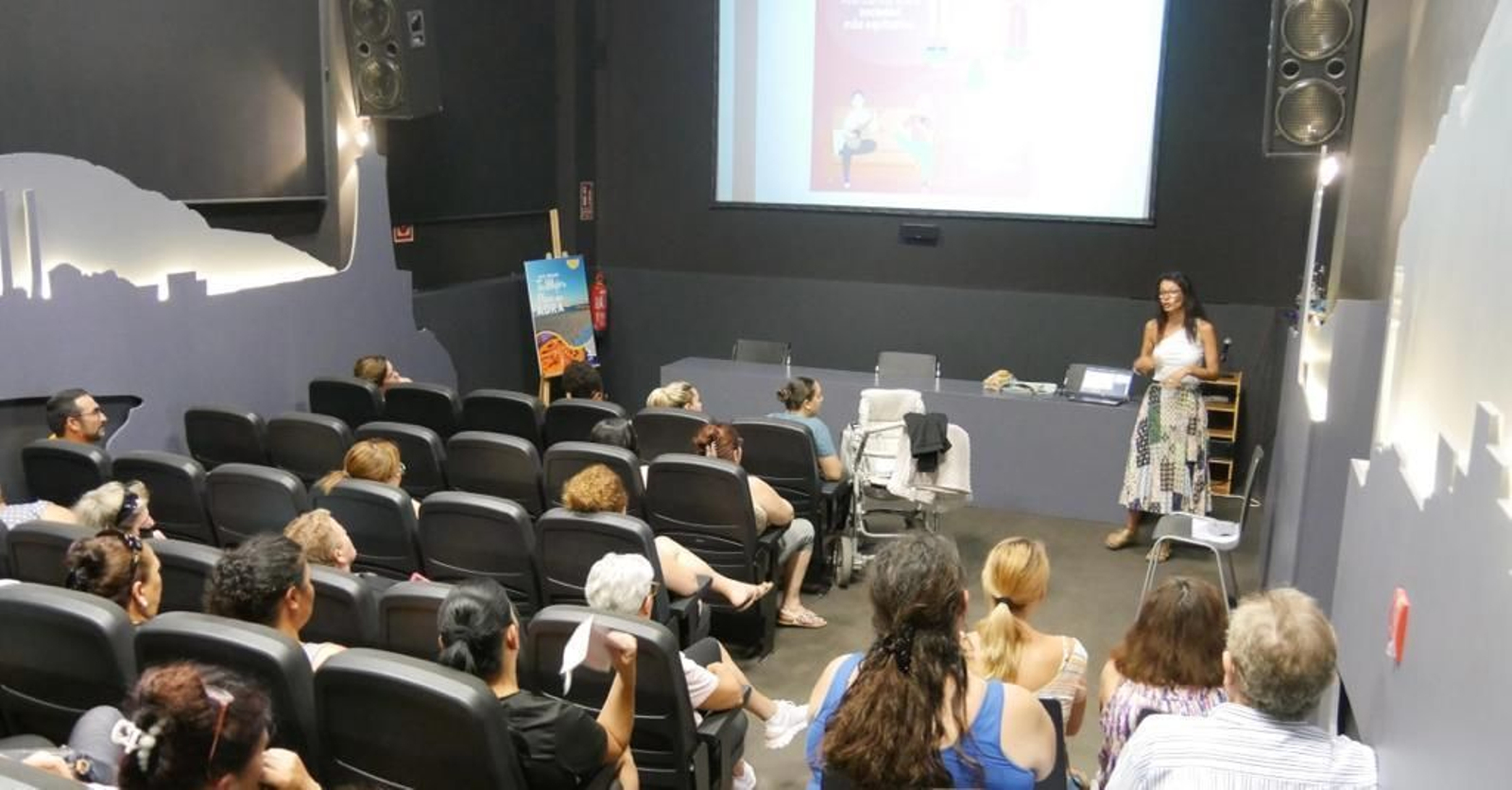 Momento del coloquio.