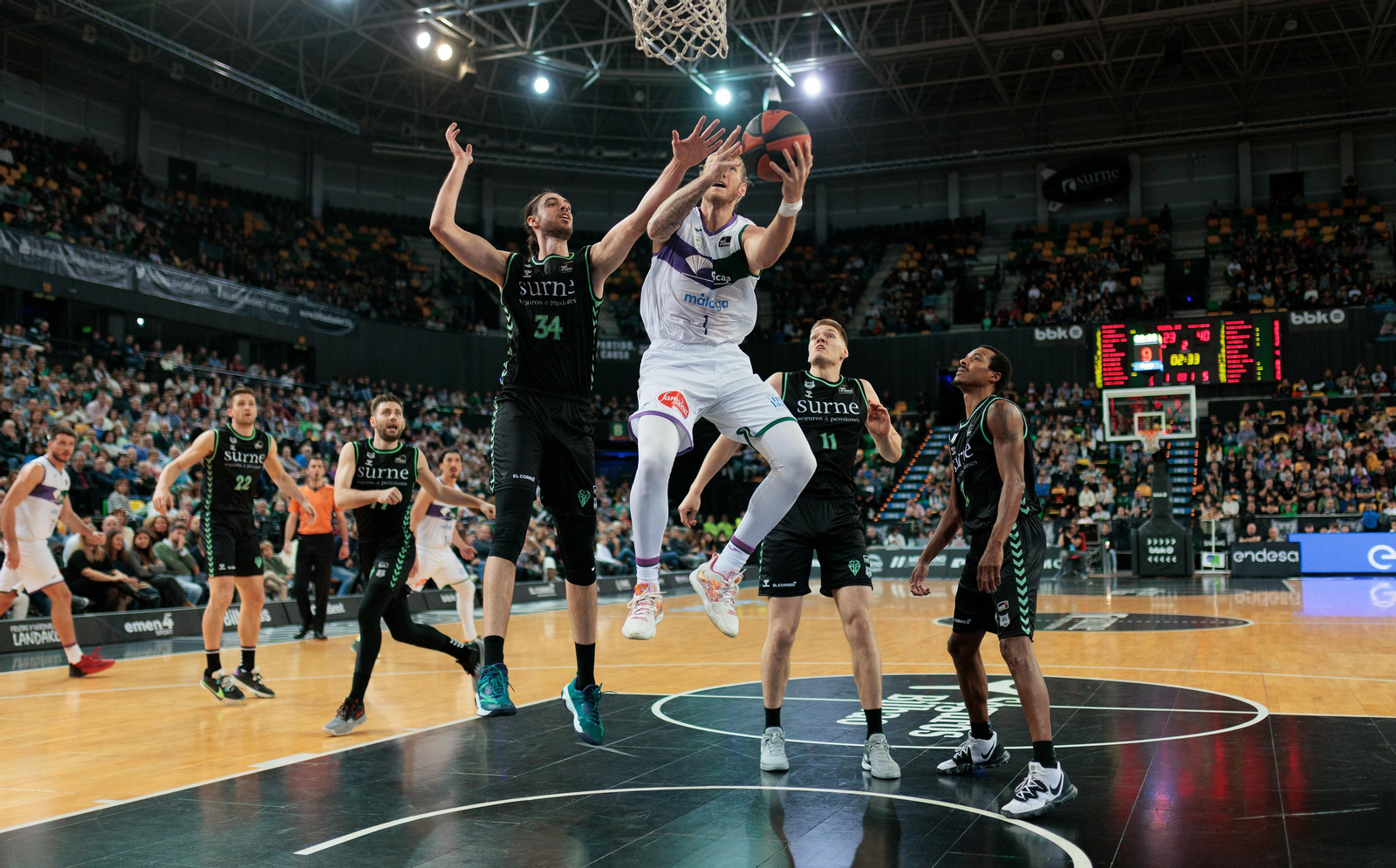 El Surne Bilbao-Unicaja, en fotos