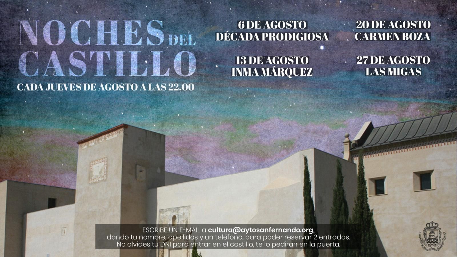 Cartel de las Noches del Castillo.