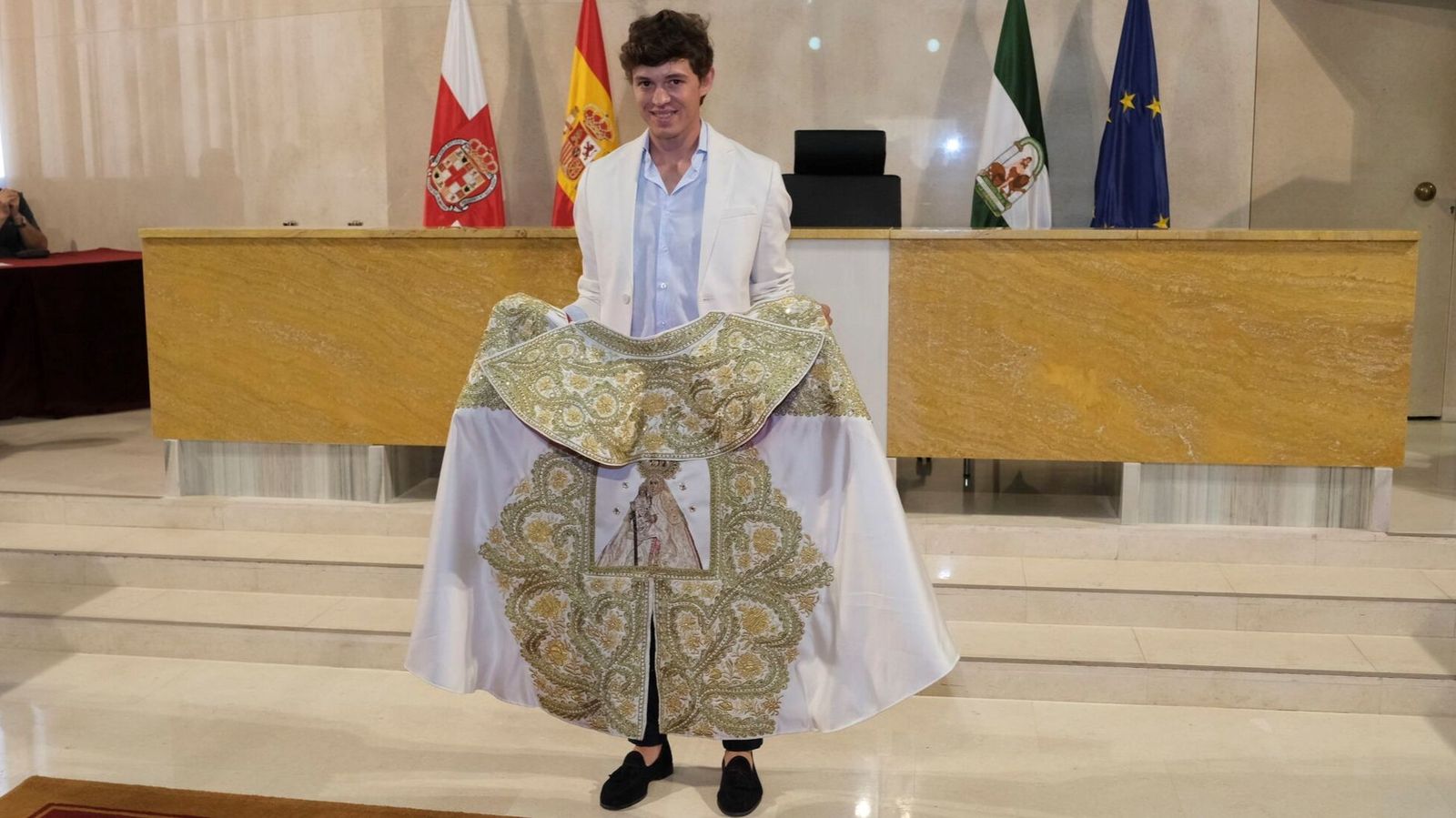 Jorge Matínez ya recibió el Capote de Paseo de Almería en el año 2023.