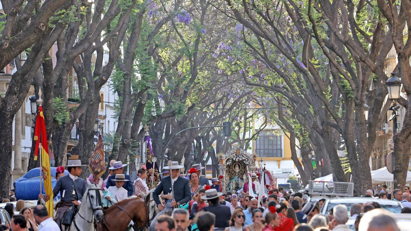 Vuelta a Jerez de la hermandad del Rocío