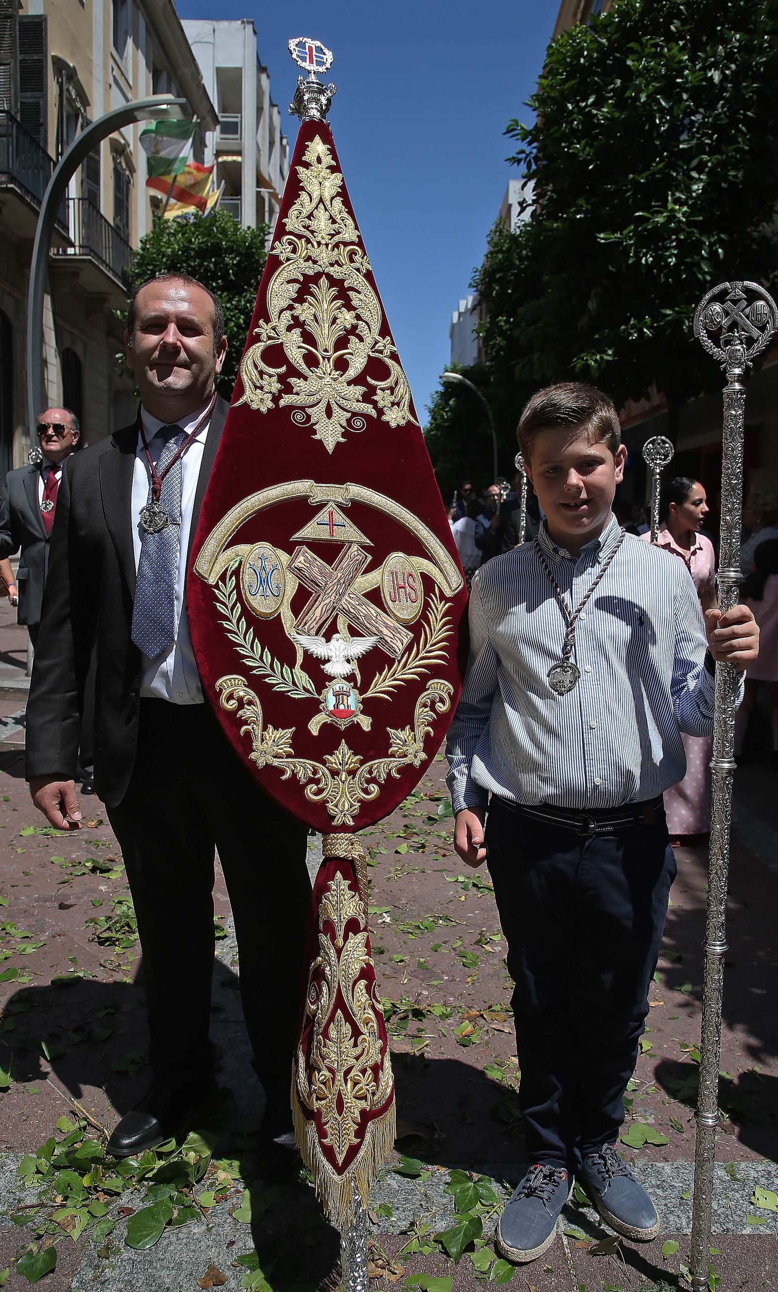 Las imágenes de la  celebración del Corpus Christi en Algeciras