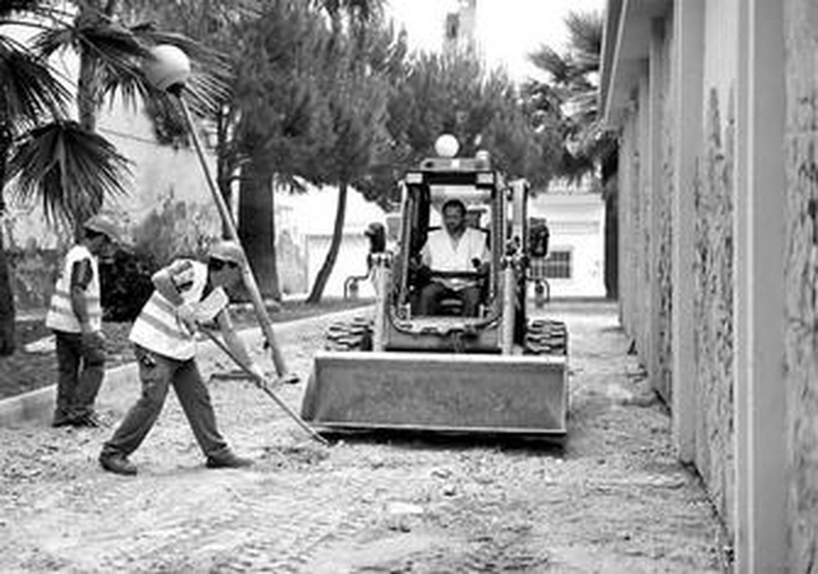 Trabajos en la calle Condesa de Morales.