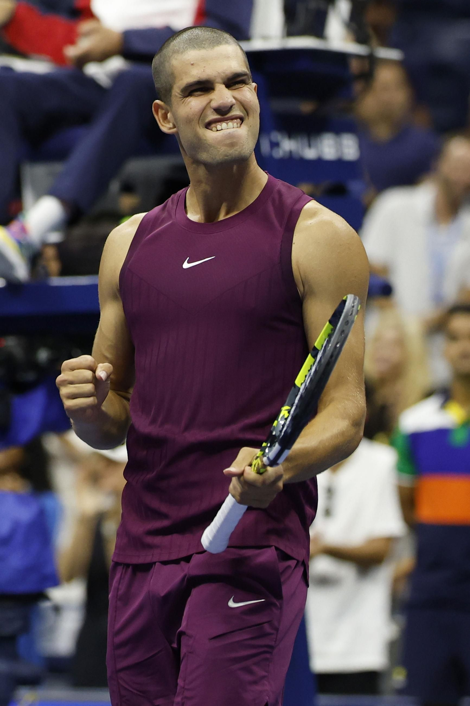 Las fotos del nuevo 'look' de Alcaraz en el Open USA