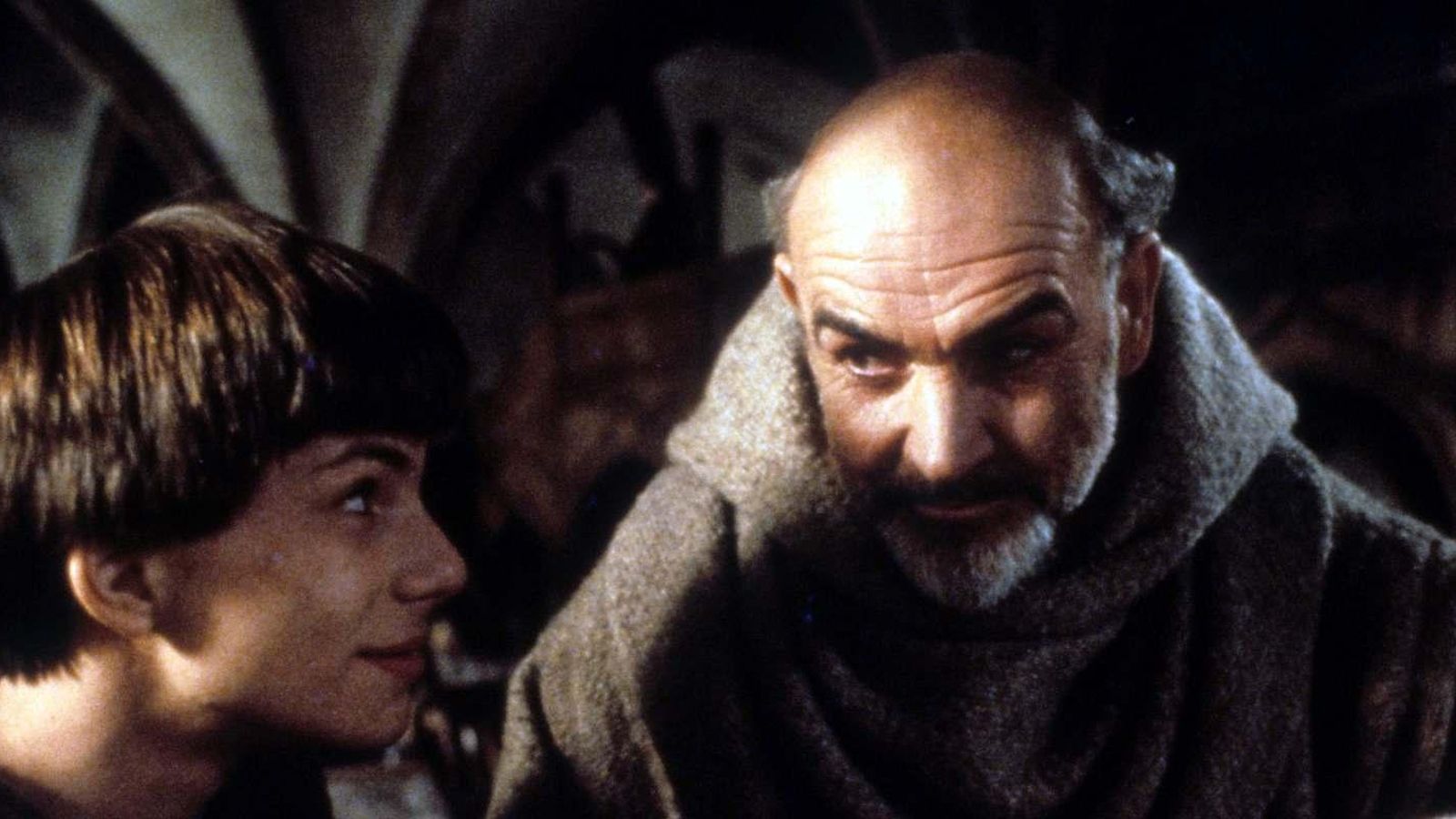 En 'El nombre de la rosa' junto a un jovencísimo Christian Slater.