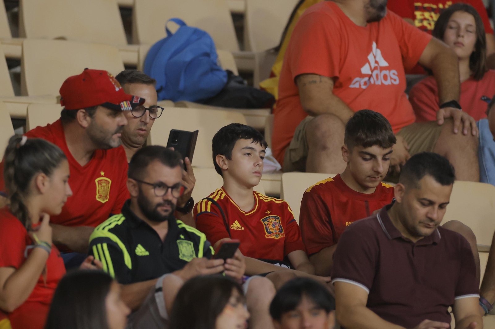 Búscate en las fotos del España-Escocia