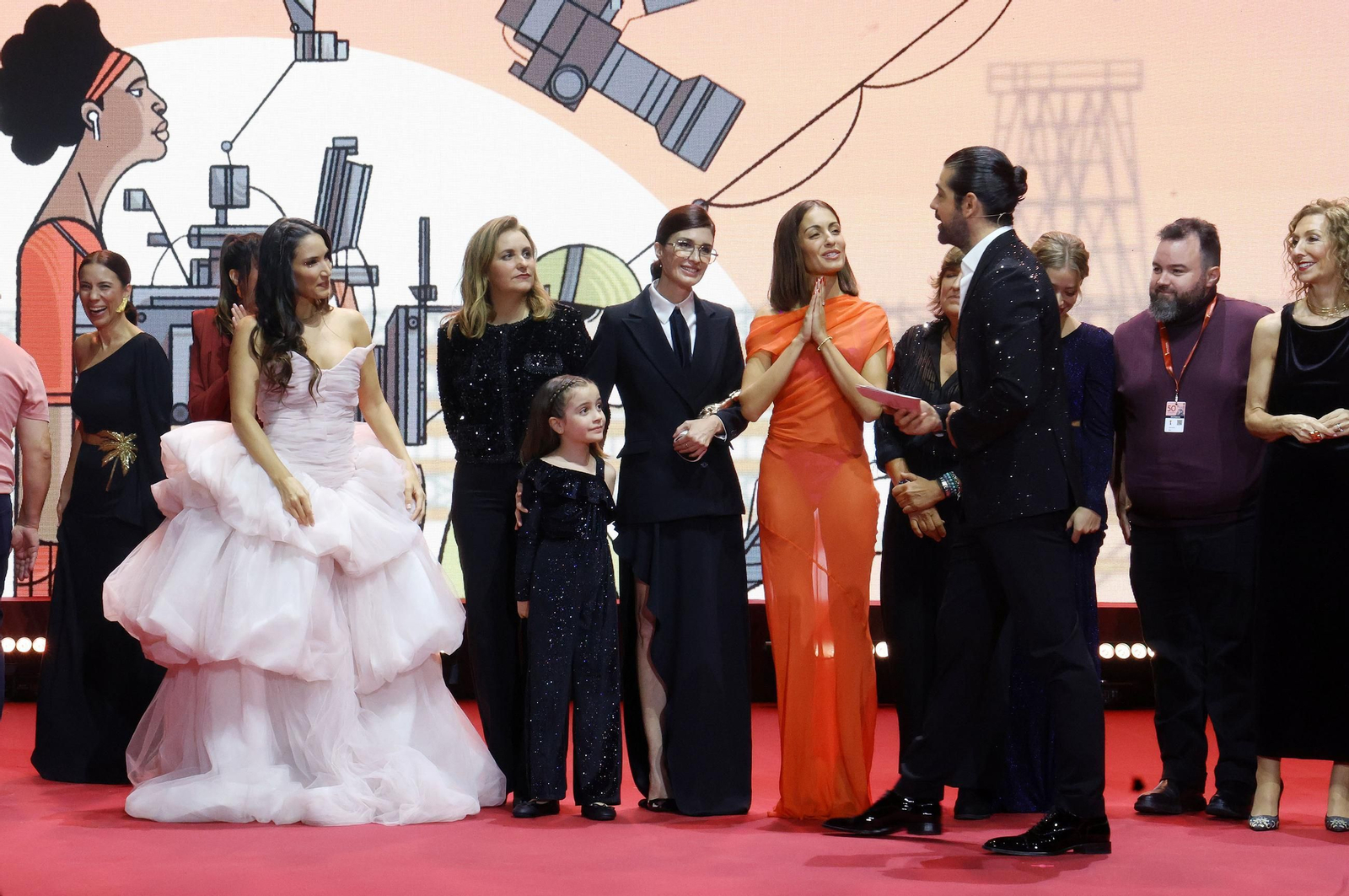 Imágenes de la gala inaugural de la 50 edición del Festival de Huelva Cine Iberoamericano