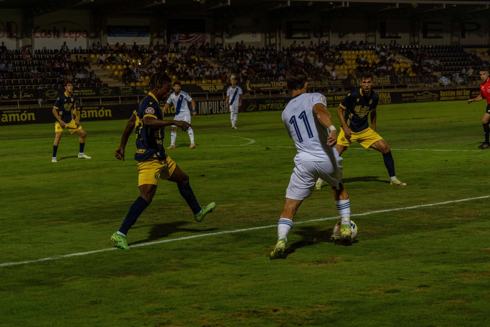 Imágenes del partido AD Merida - Recreativo de Huelva del Trofeo de la Bella