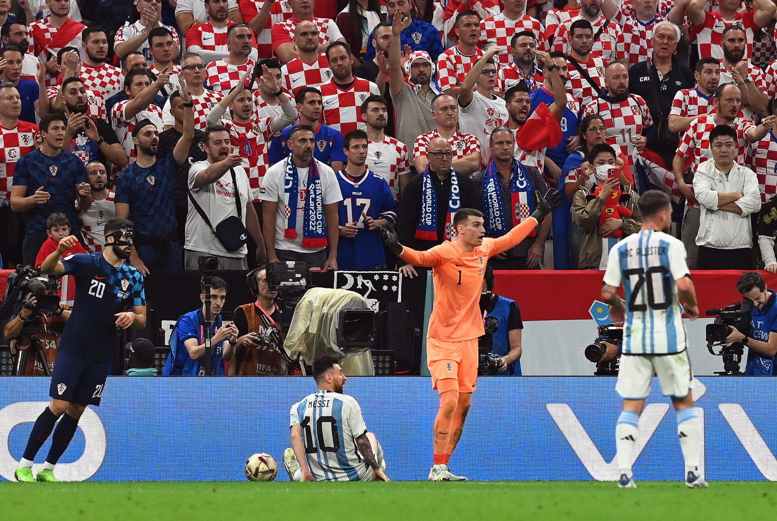 Las fotos de Messi contra Croacia