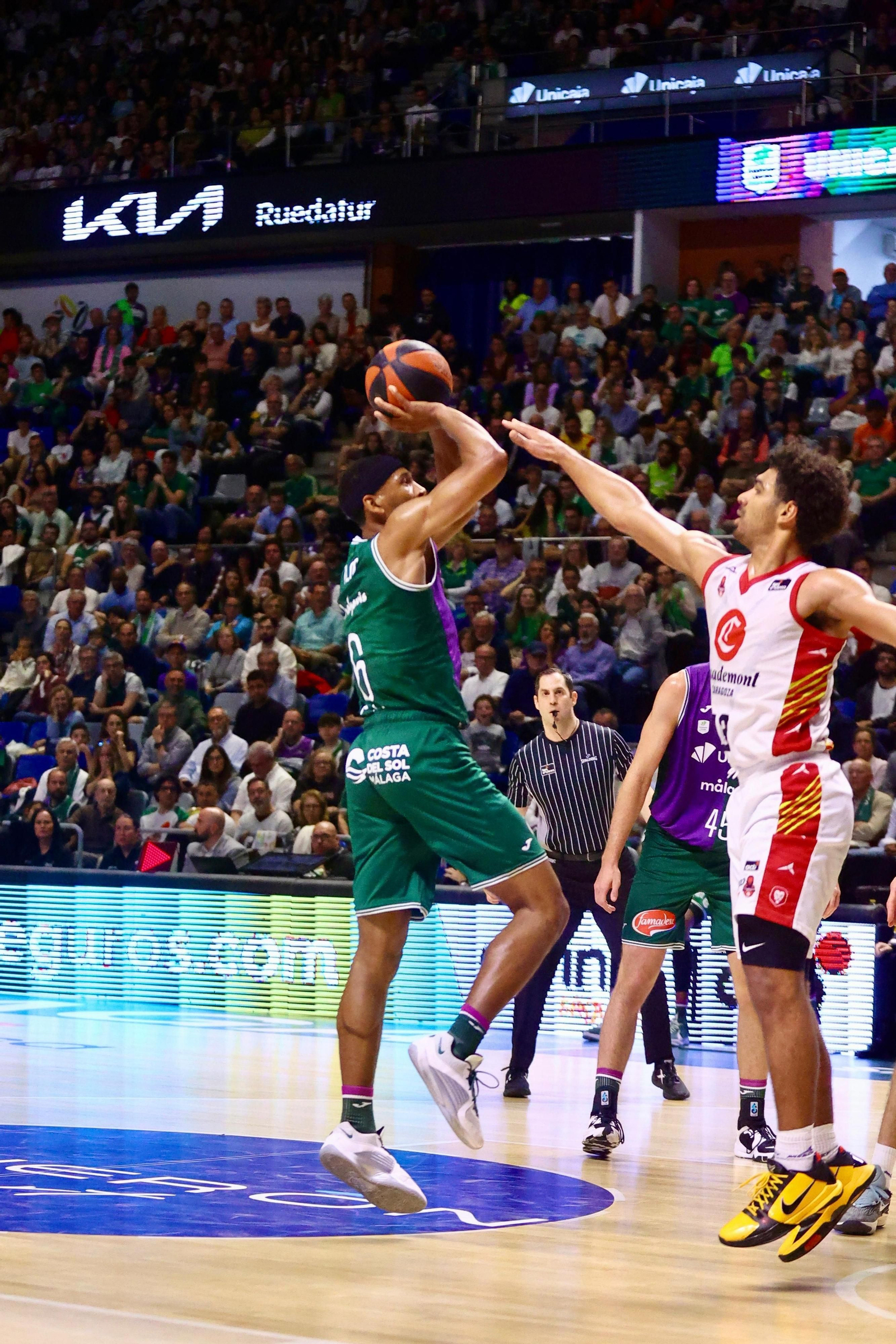 El Unicaja - Casademont Zaragoza, en fotos