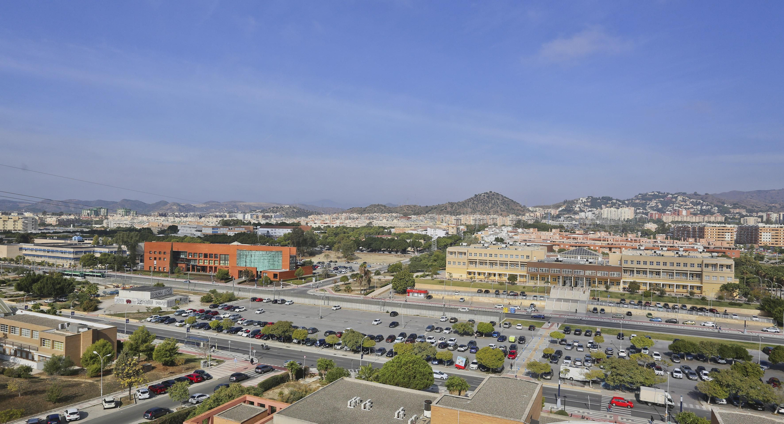Vista del campus de la Universidad de Málaga. Vista del campus de la Universidad de Málaga.