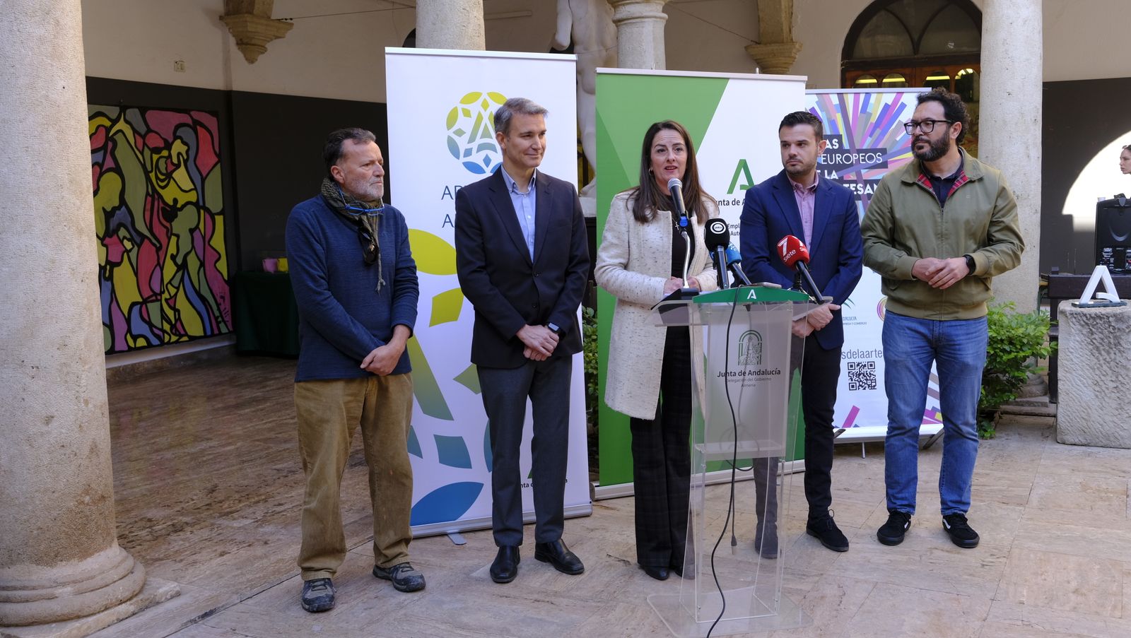 Imágenes de la inauguración de los 'Días Europeos de la Artesanía 2024'