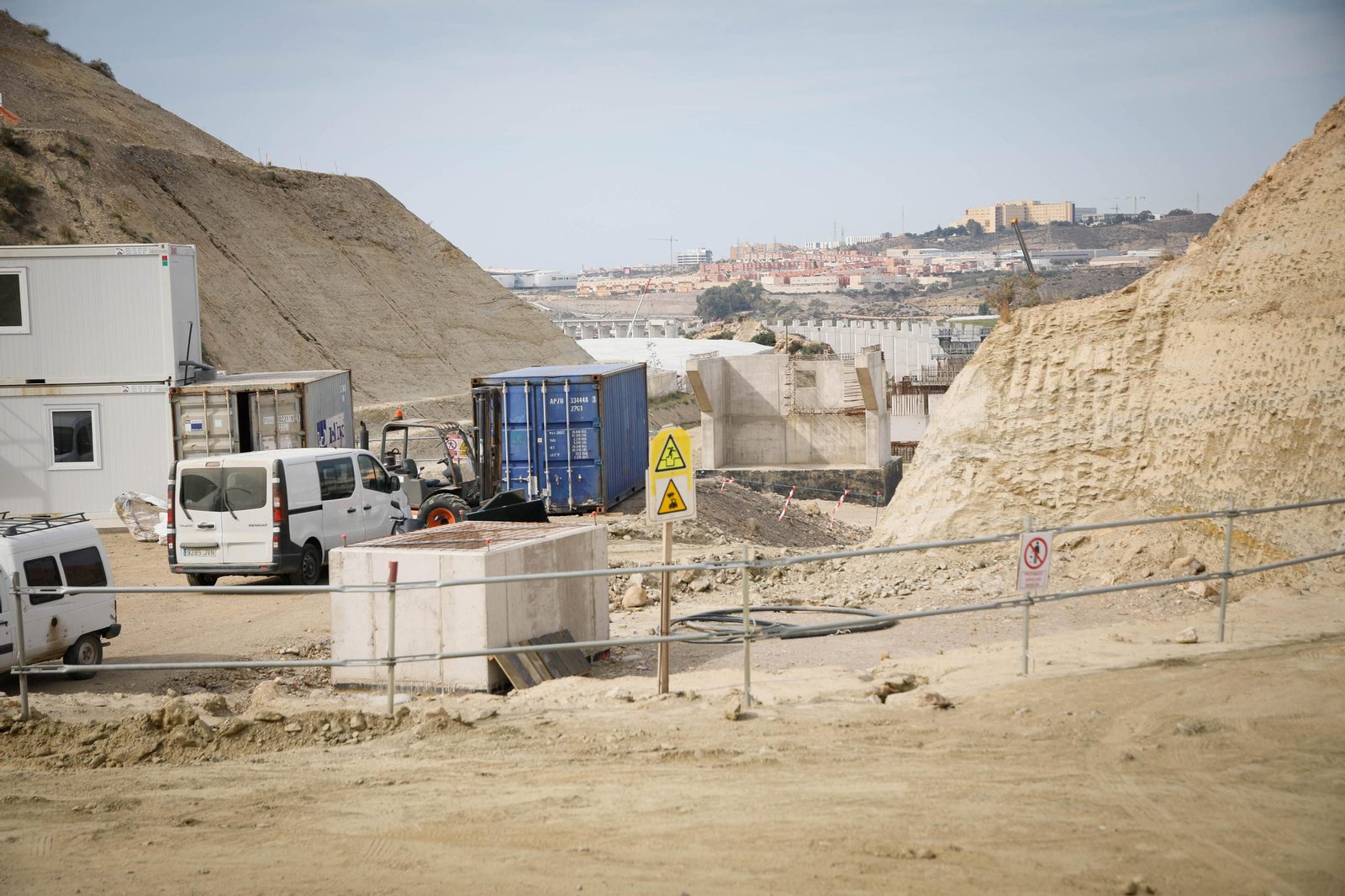Así están las obras del túnel de Viator en la línea de alta velocidad de Adif, en imágenes