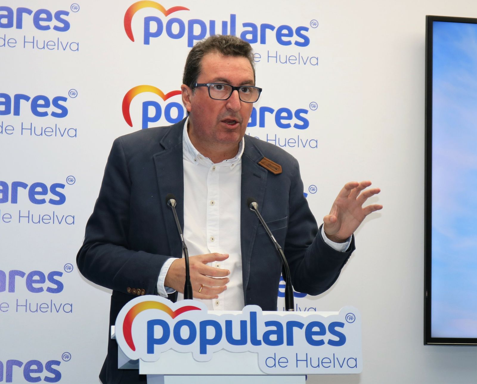 El presidente del PP de Huelva, Manuel Andrés González.