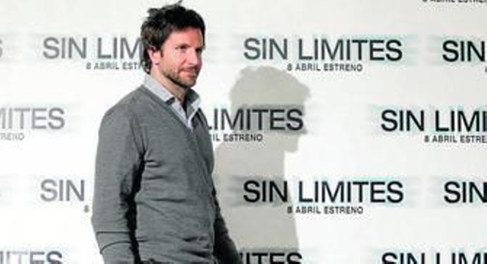 Bradley Cooper, ayer, en la presentación de su nuevo filme en Madrid.
