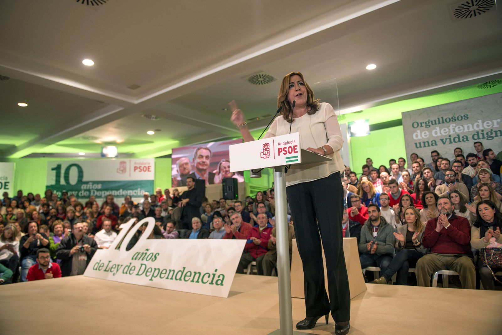 Susana Díaz y Zapatero, juntos en Jaén