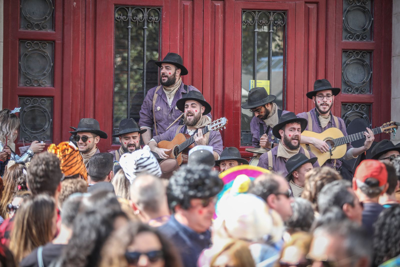 Batalla de coplas en el centro histórico
