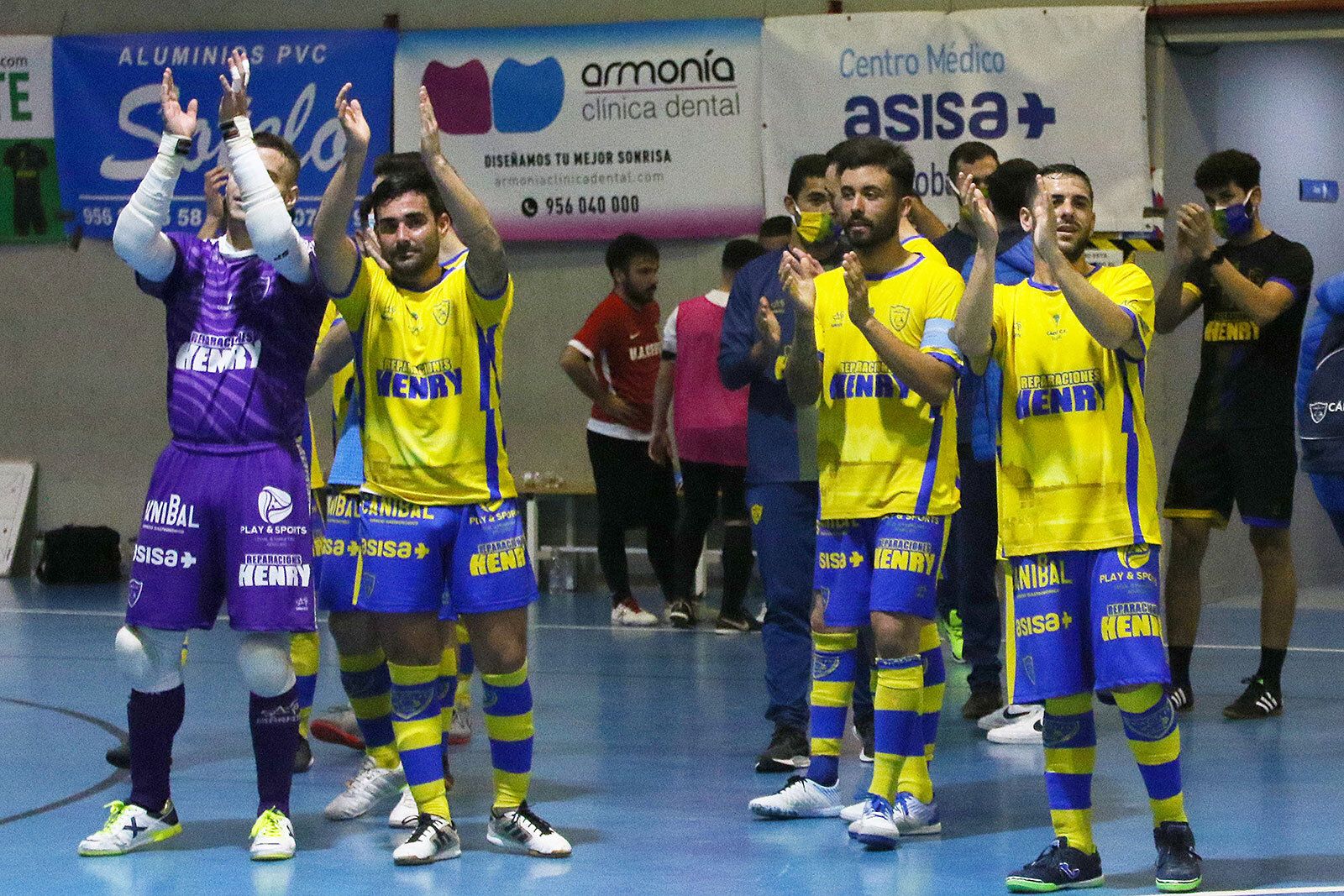 Jugadores del Cádiz Virgili.