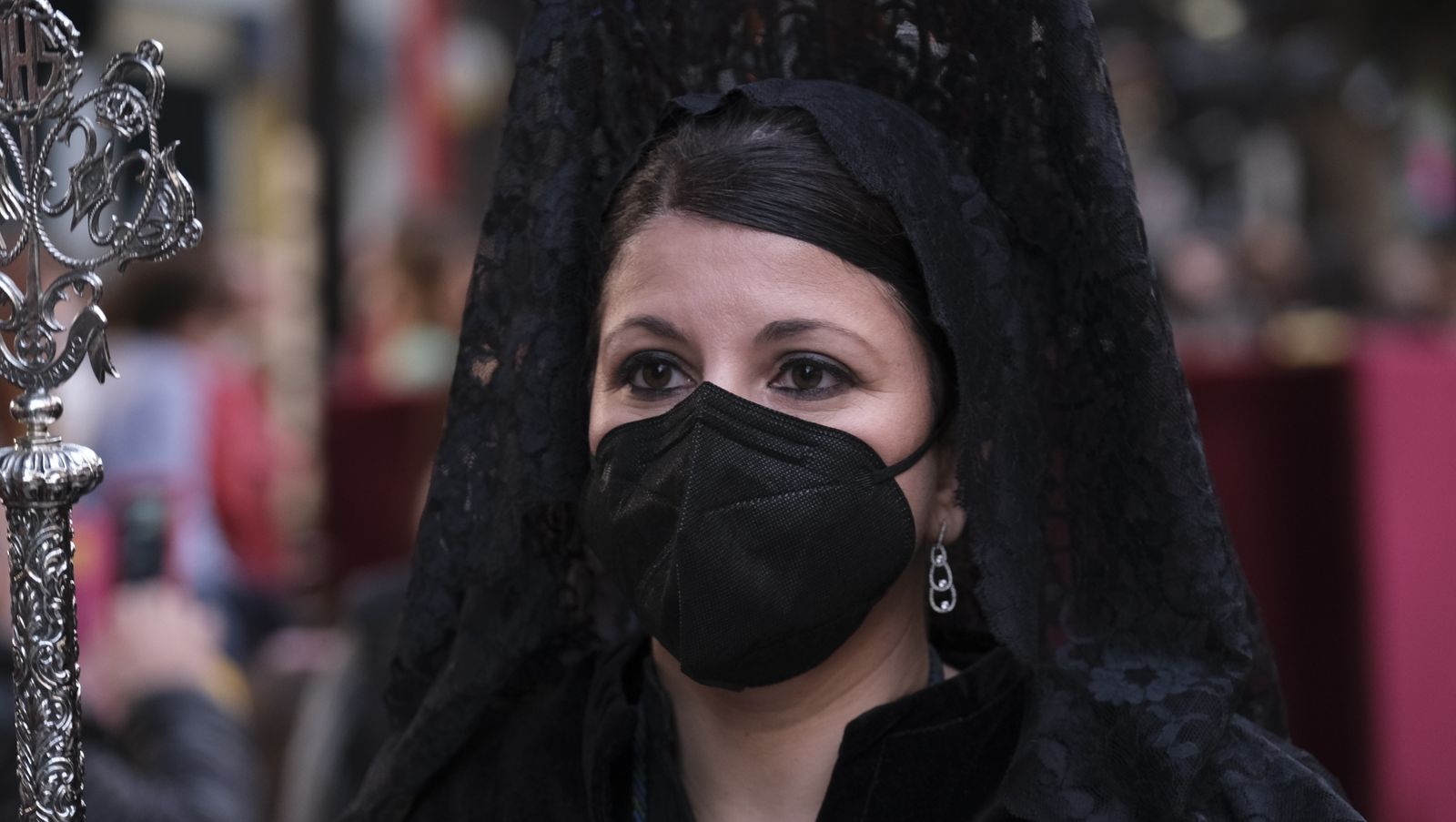 Procesión del Santo Entierro en Almería, en imágenes.