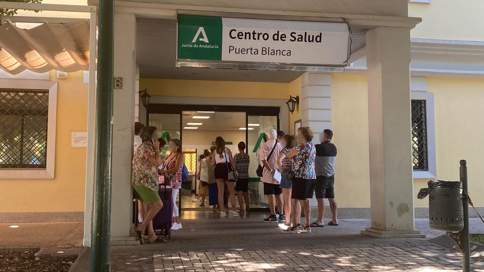Centro de salud de Puerta Blanca, este martes