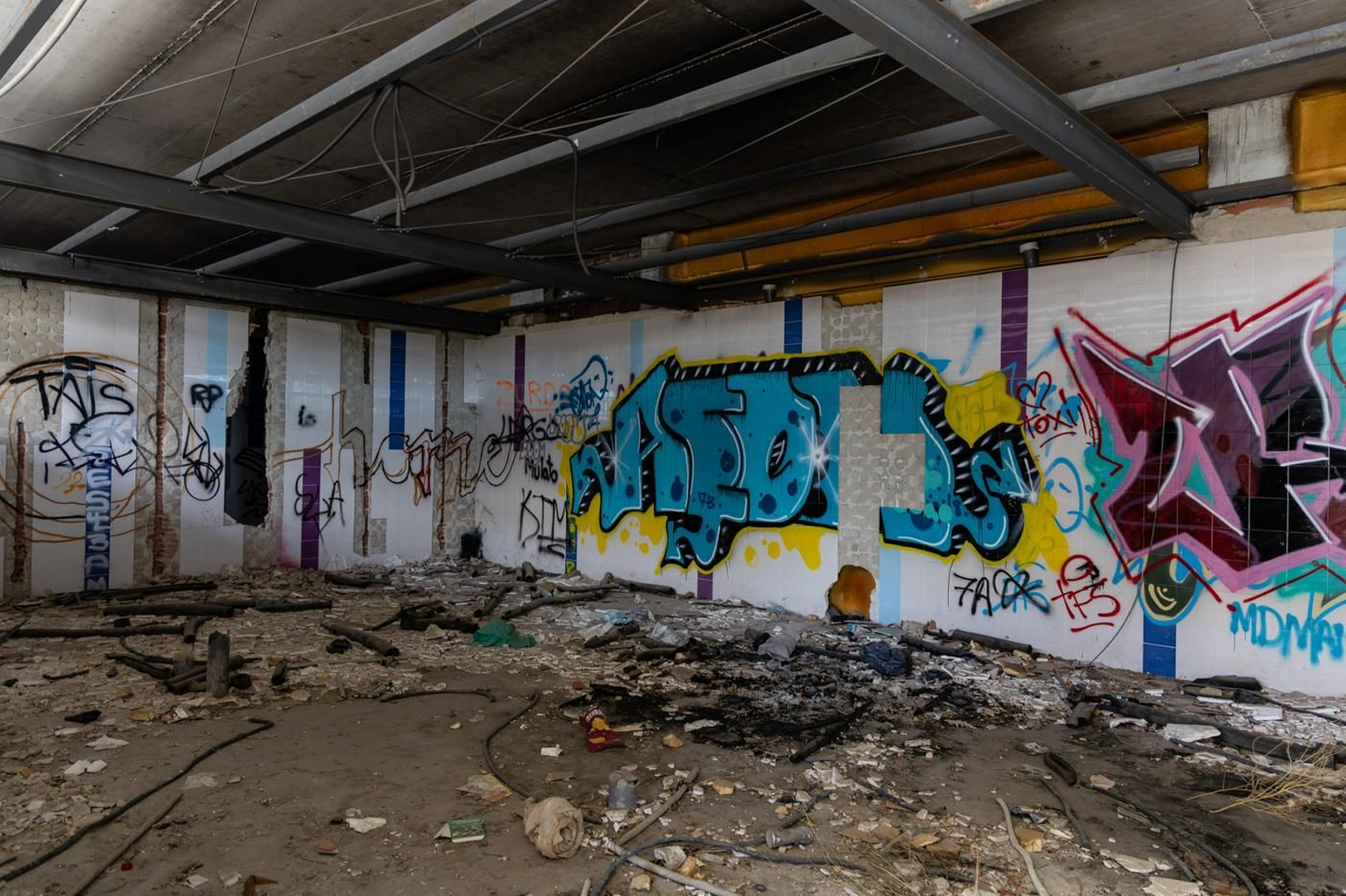 Este es el lamentable estado que presenta el parque acuático de Jaén en 2024