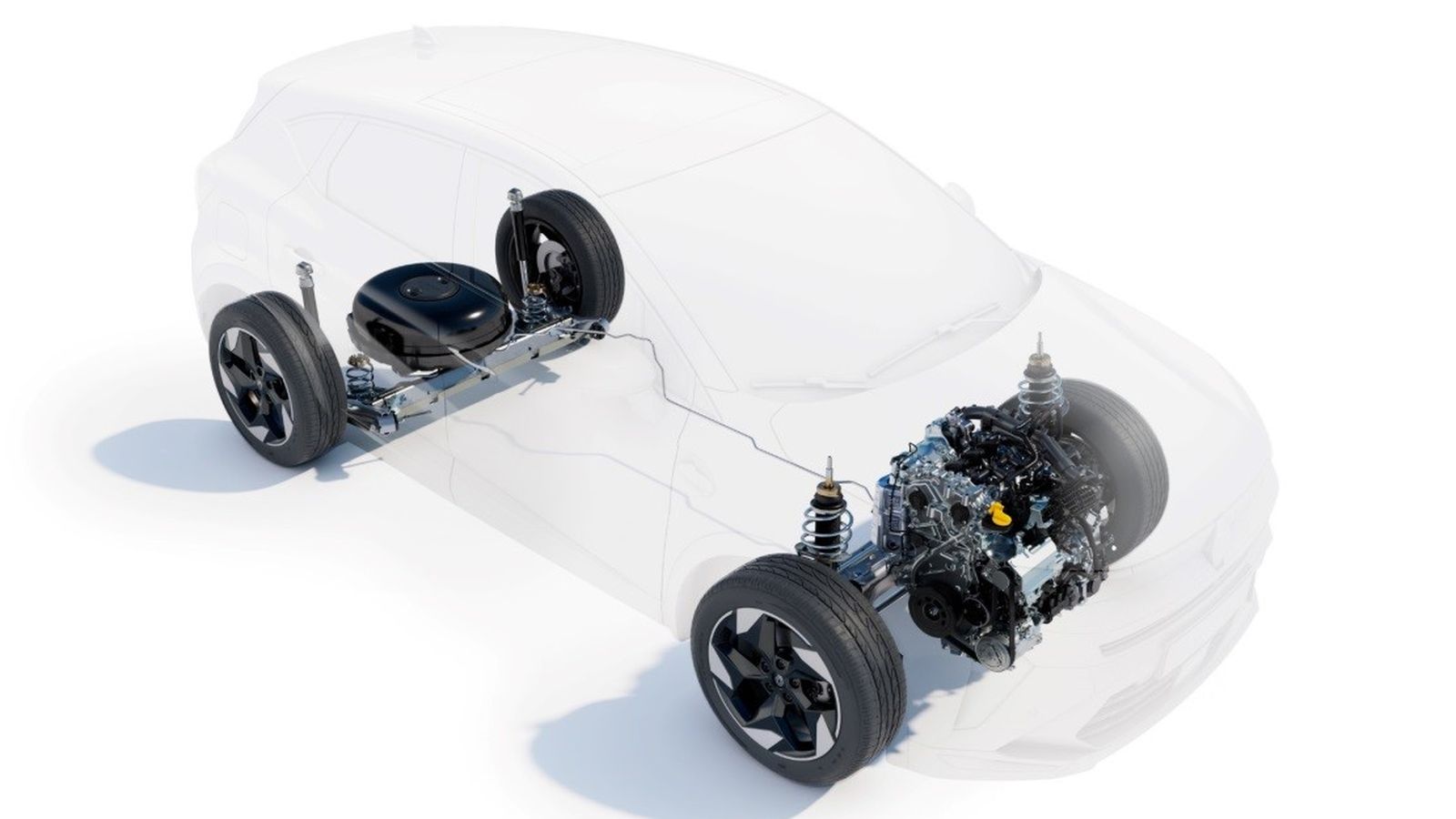 Agotando los dos depósitos de combustible, el de la gasolina y el del GLP, el Captur podría recorrer 1.400 kilómetros antes de parar a repostar.