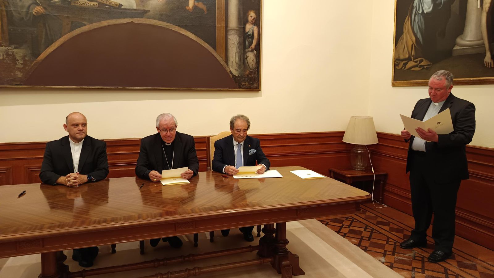 Firma del hermanamiento entre ambas partes