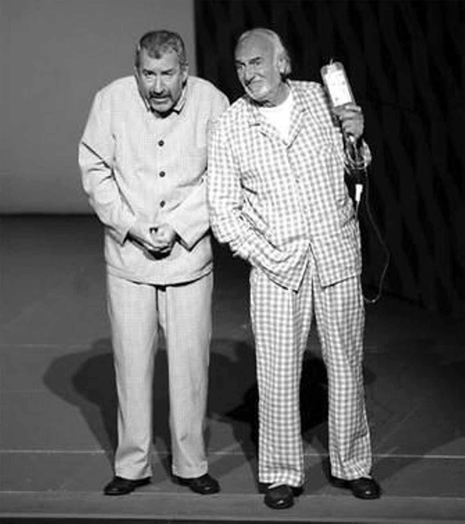 José Sacristán y Héctor Alterio, sobre las tablas del Muñoz Seca.