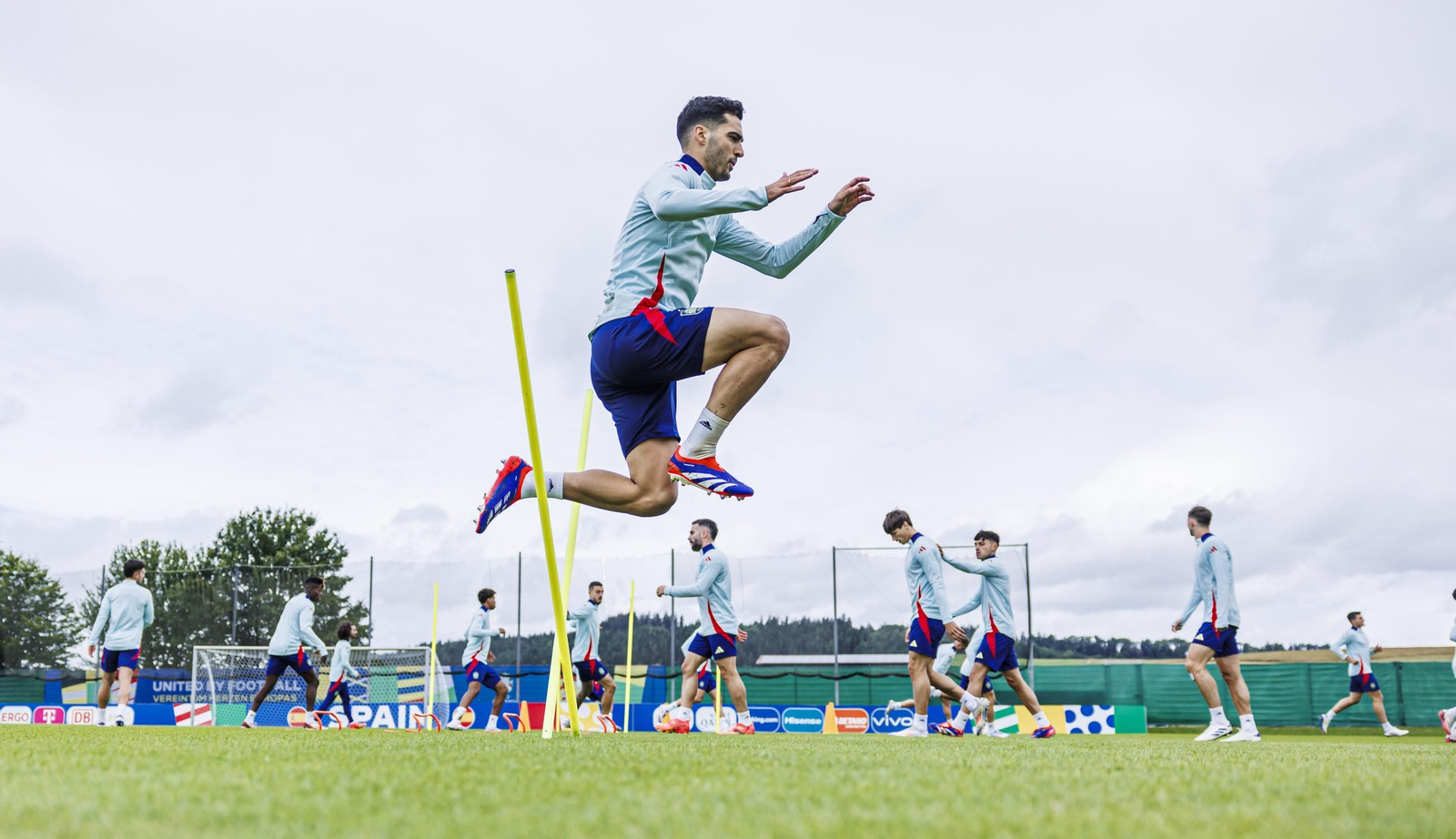 Las fotos de España antes del partido contra Alemania