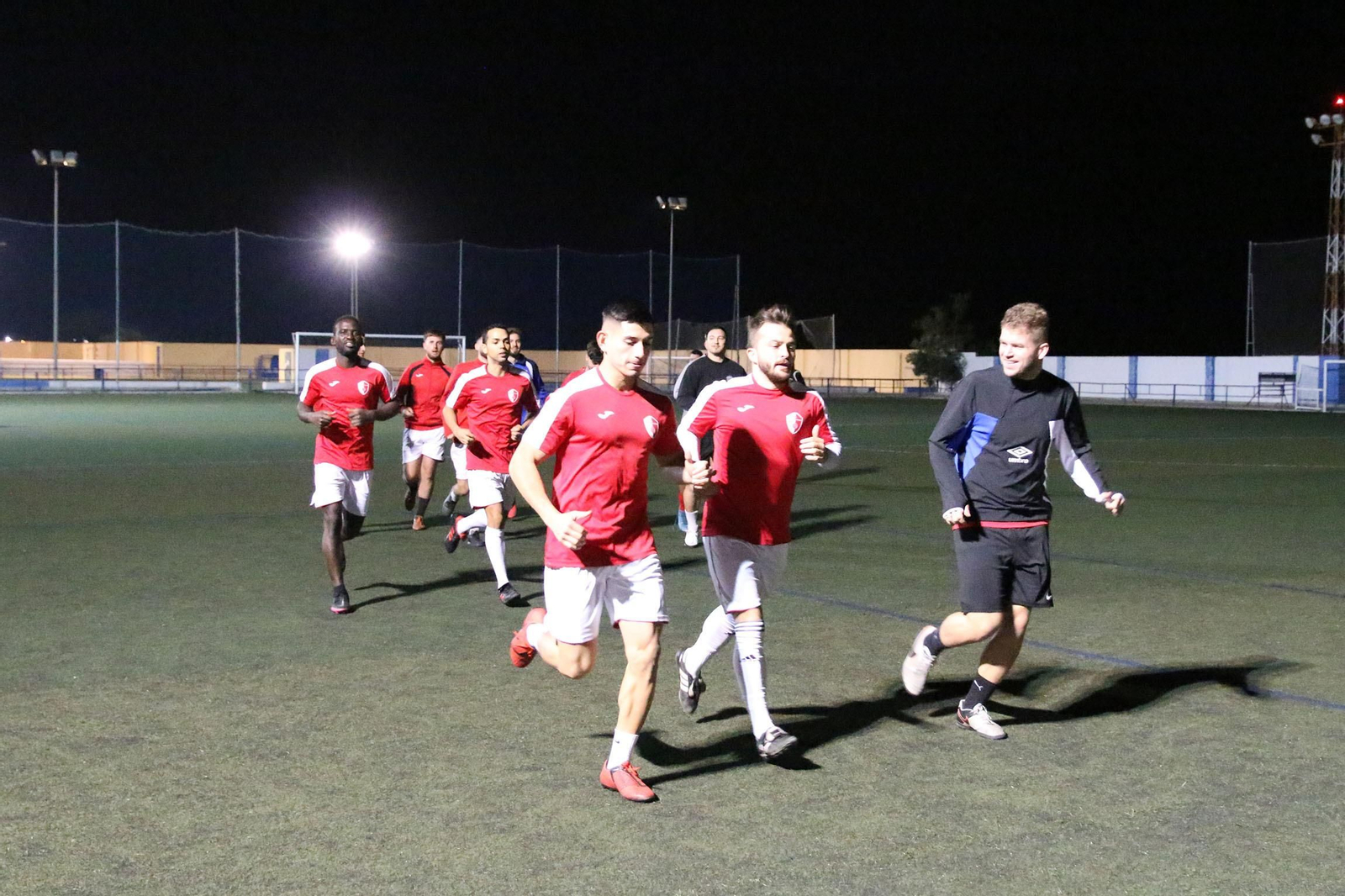 Fotogalería del tándem Crusat&Edu Fenoy como entrenadores del Sporting de Almería