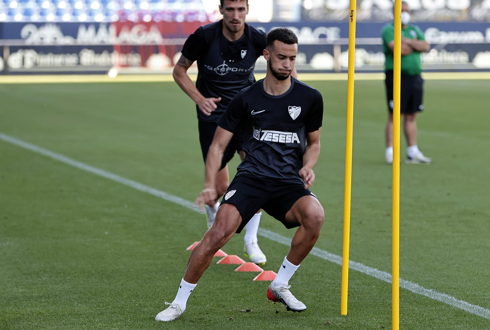 Hicham, en un entrenamiento reciente.
