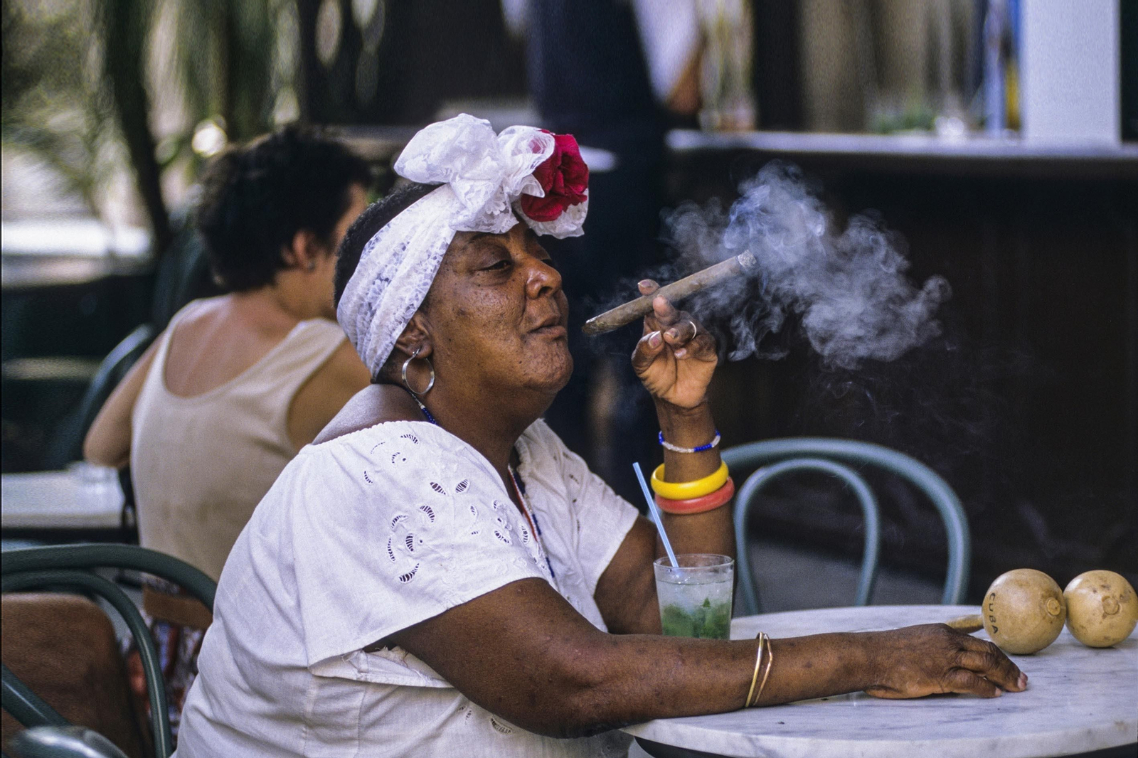 Foto que preside la página web, de la serie ‘Cuba viva’.