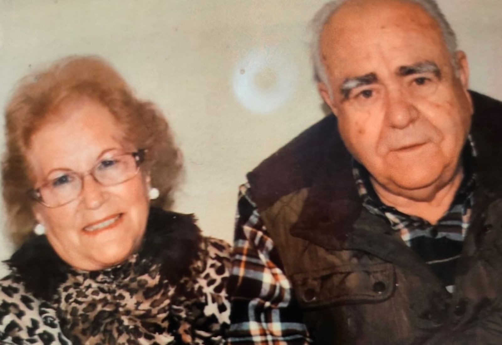 El matrimonio formado por Antonio y Josefa en una imagen reciente