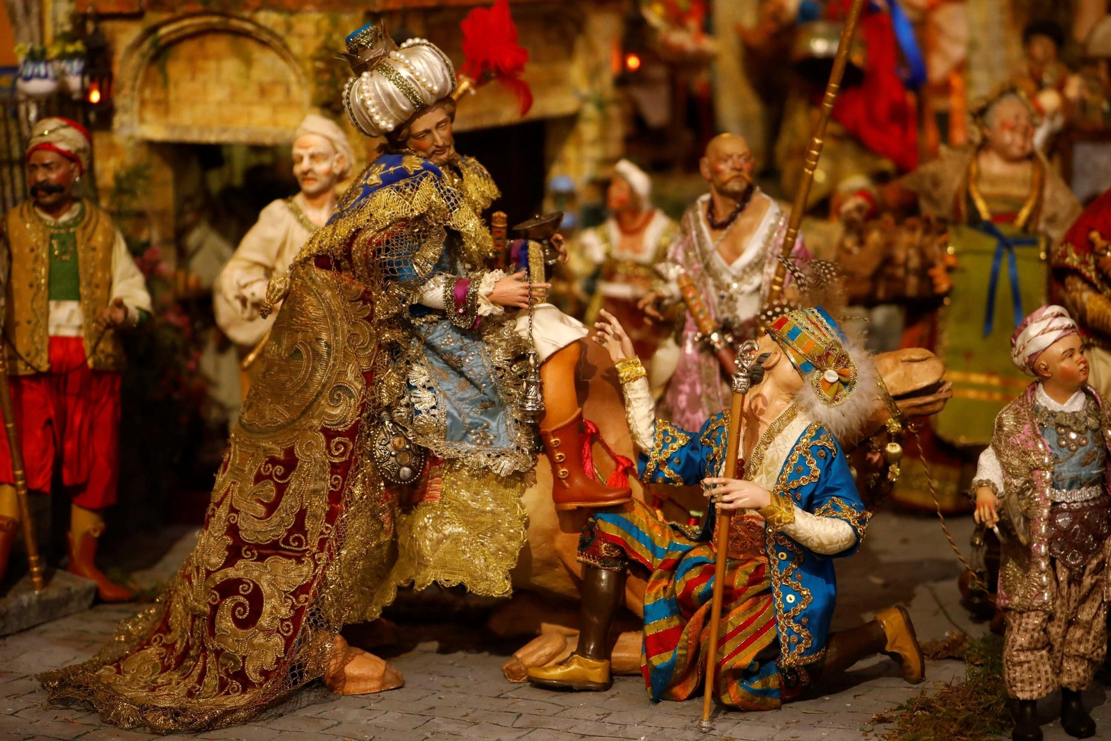 El impresionante belén napolitano de la ermita de la Alegría